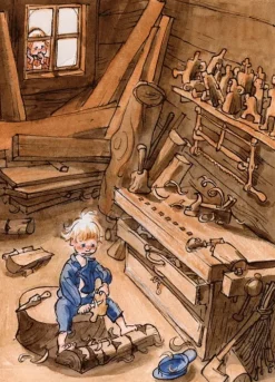 Kort När lilla Ida skulle göra hyss 1