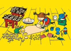 Kort Pippi Långstrump bakar