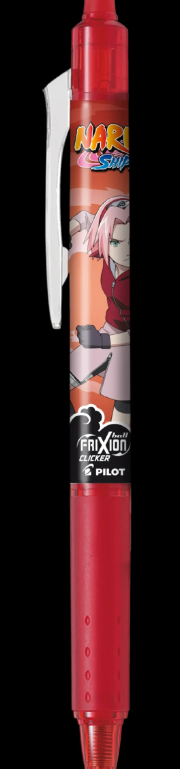 Kulspetspenna Frixion Clicker Naruto 07 röd