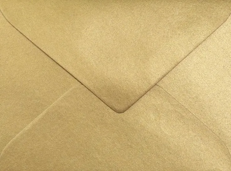 Kuvert C7 5-pack guld