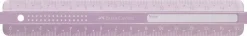 Linjal 15cm Anti-break lila, rosa, turkos