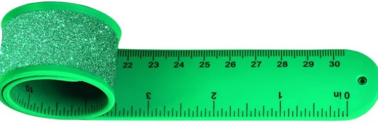 Linjal rulle glitter
