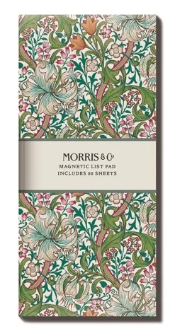 Listblock med magnet 22x10cm - William Morris : Golden Lily