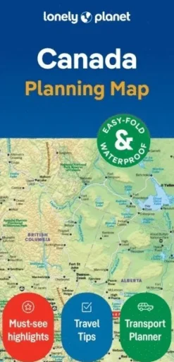 Lonely Planet Canada Planning Map