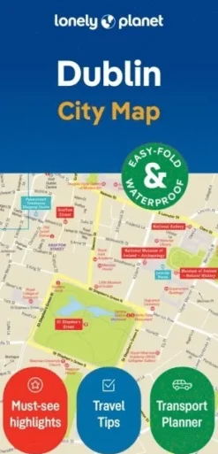 Lonely Planet Dublin City Map