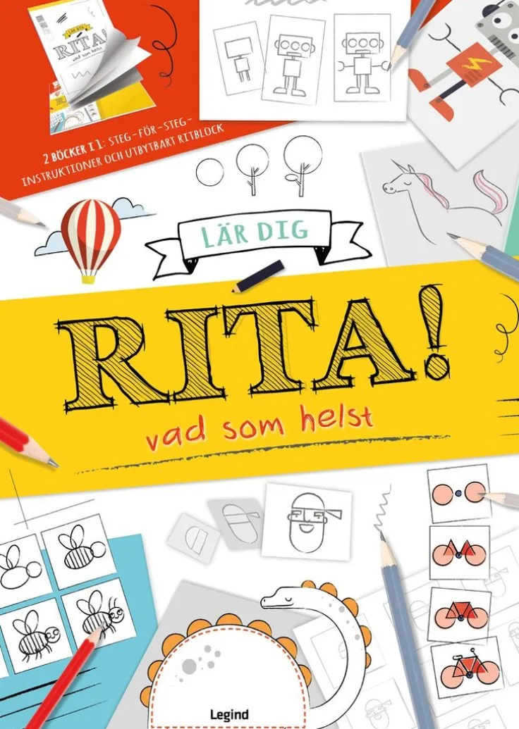 Lär dig rita! - vad som helst : bok och ritblock