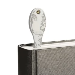 Läslampa Flexilight blommig vit