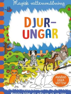 Magisk vattenmålning. Djurungar