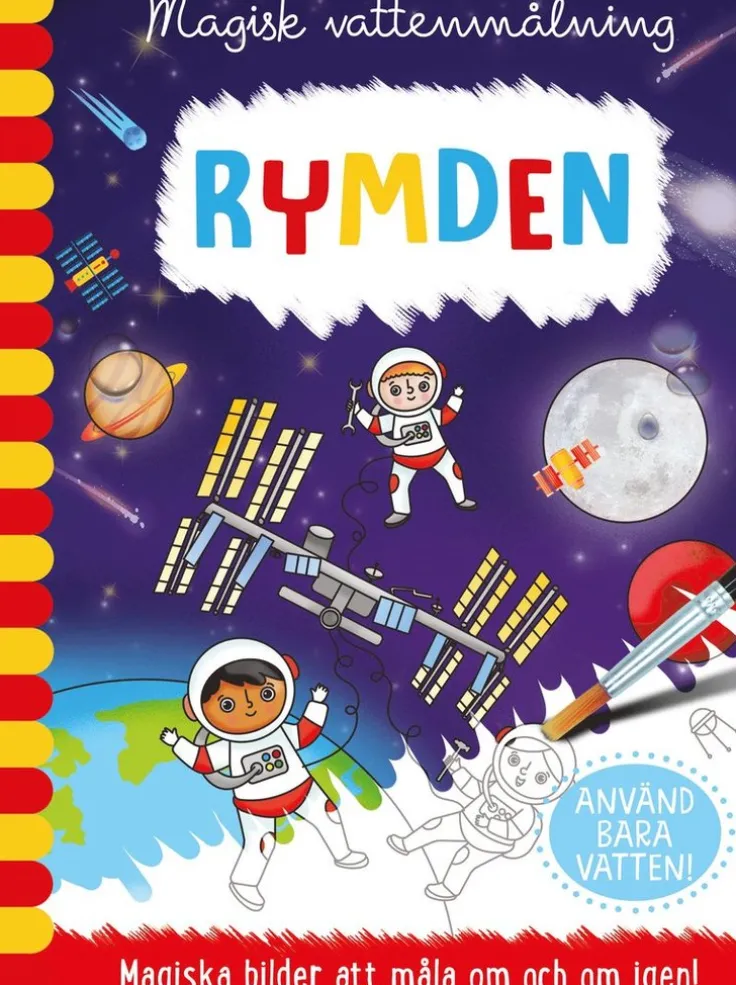 Magisk vattenmålning. Rymden