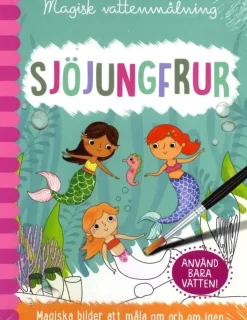Magisk vattenmålning. Sjöjungfrur