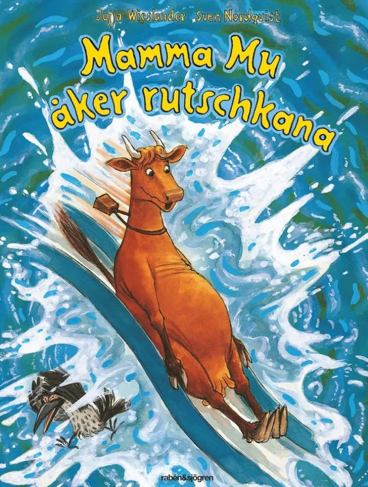 Mamma Mu åker rutschkana