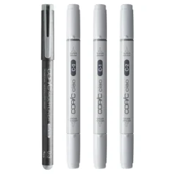 Marker Copic Ciao Shade 4-pack - Light Cool Grey