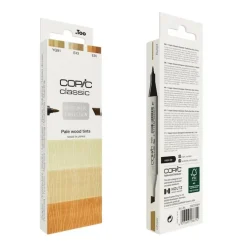 Marker Copic Classic Designer Collection 3-pack - Pale wood tints