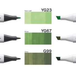 Marker Copic Classic Designer Collection 3-pack - Summer leaf tints