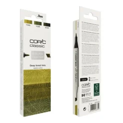 Marker Copic Classic Designer Collection 3-pack - Deep forest tints