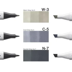 Marker Copic Classic Designer Collection 3-pack - Deep volume tints