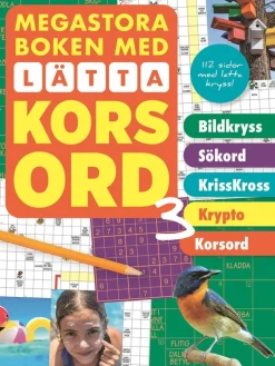 Megastora boken med lätta korsord 3