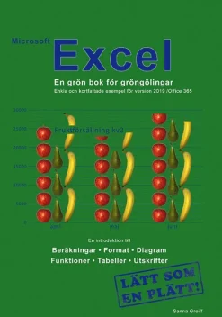 Microsoft Excel : en grön bok för gröngölingar - för version 2019 / Office 365