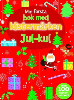 Min första bok med klistermärken : Julkul