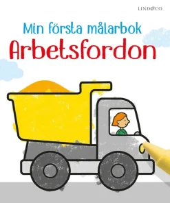Min första målarbok. Arbetsfordon