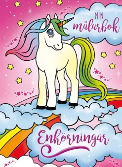 Min målarbok Enhörningar