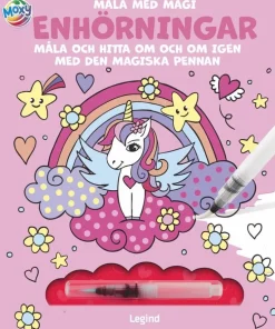 Måla med vatten : Enhörningar