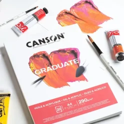 Målarblock A4 olja/akryl 290g 20 blad