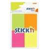 Notisblock Stick'n 38x50mm 4 neonfärger