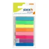 Notisflik Stick'n 45x8mm plast 8 färger neon