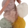 Nyckelring Pompom färgmix
