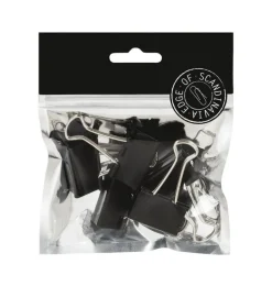 Pappersklämma 32mm 5 st svart