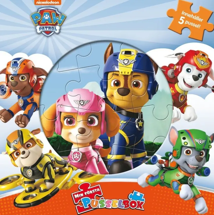 Paw Patrol. Min första pusselbok