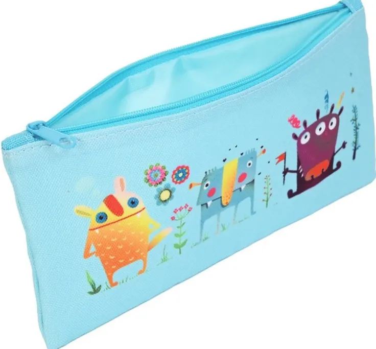 Pennfodral platt - monster