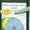 Pennset B PITT Artist Pen pastellfärger 6 färger