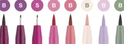 Pennset PITT Artist Pens B 8-pack rosa