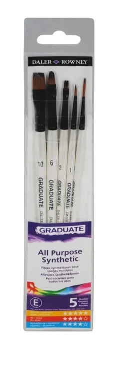 Pensel Graduate Classic syntet 5-pack