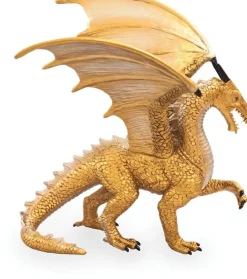 Plastfigur gulddrake