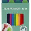 Plastkritor 12 färger