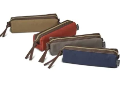 Premium pennfodral i canvas roströd