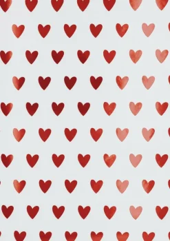 Presentpapper rulle 1,5 x 0,7m rött