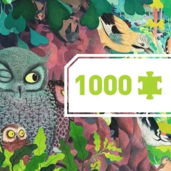 Pussel 1000 bitar - Owls and birds