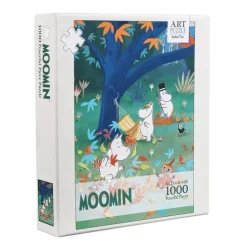 Pussel 1000 bitar Art Puzzle Moomin Play in the Forest