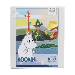 Pussel 1000 bitar Art Puzzle Moomin On Bridge