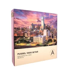 Pussel 1000 bitar Dallas i solnedgång