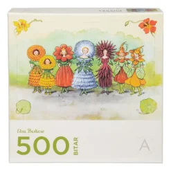 Pussel 500 bitar Elsa Beskow Blomsterflickorna