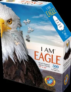 Pussel 300 bitar Head Shaped - I am Eagle