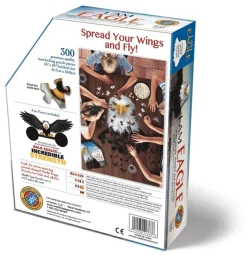 Pussel 300 bitar Head Shaped - I am Eagle