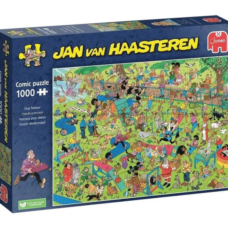 Pussel 1000 bitar Jan van Haasteren - Dog Parkour