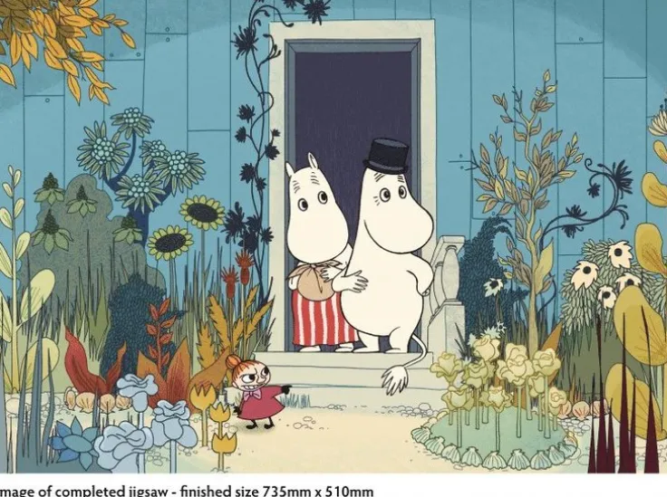 Pussel 1000 bitar Moomins on the Riviera