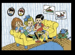 Pussel 48 bitar Pippi Långstrump